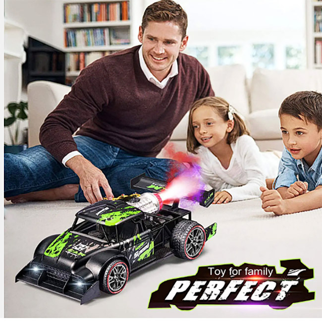 ماشین بازی کنترلی مدل مسابقه ای فلزی طرح دودزا دسته خلبانی کد 528