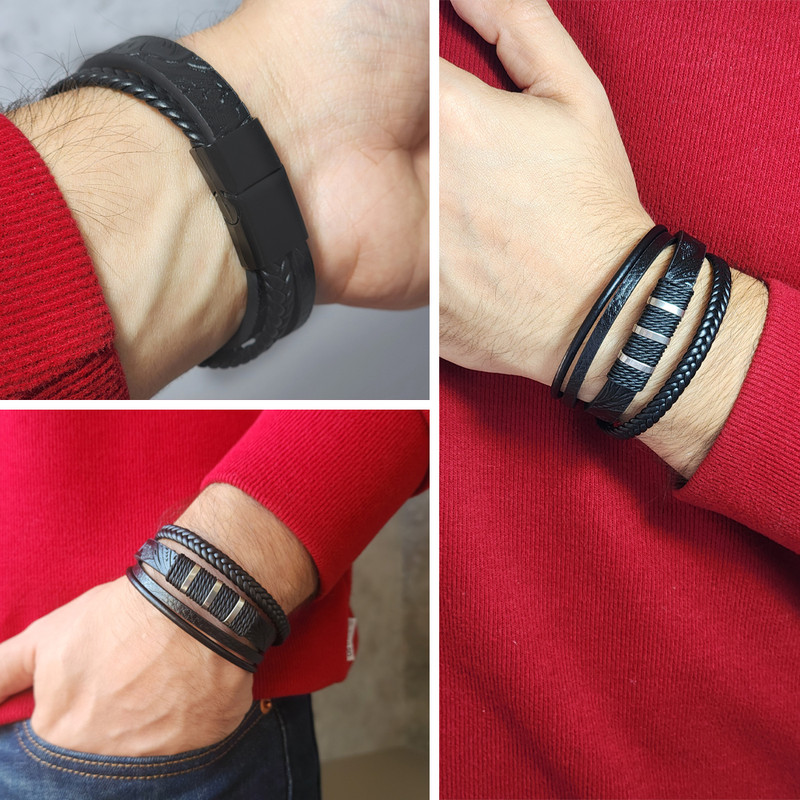 ساعت مچی عقربه‌ای مردانه کوارتز اسکمی مدل 2205SI به همراه دستبند