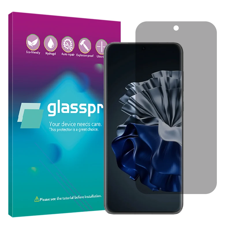 محافظ صفحه نمایش گلس پرو مدل حریم شخصی مناسب برای گوشی موبایل هوآوی P60 Pro
