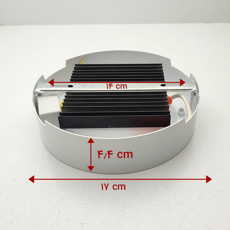 پنل ال ای دی 18 وات شاهچراغ مدل روژان طرح روکار گرد
