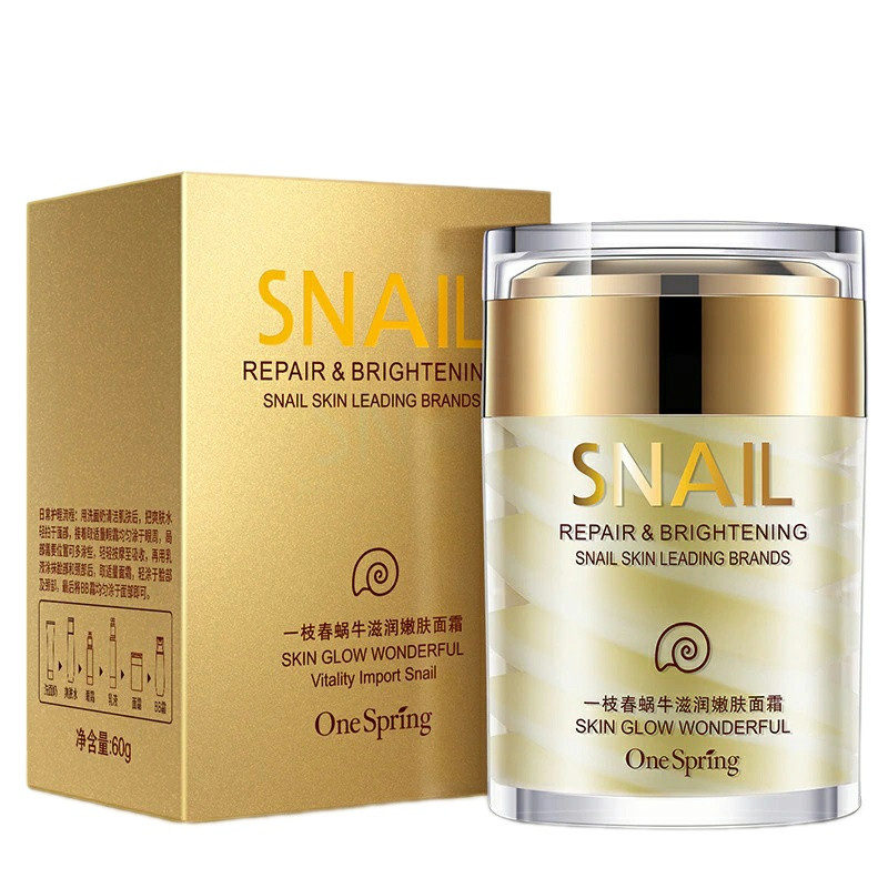 کرم مغذی وان سپرینگ مدل Snail 5587 وزن 60 گرم
