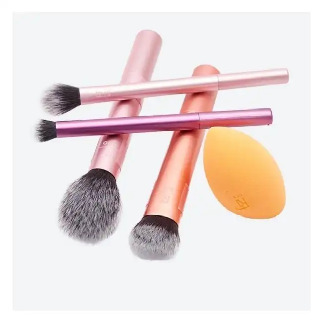 ست برس آرایشی ریل تکنیکس مدل اوری دی مجموعه 4 عددی به همراه پد آرایشی