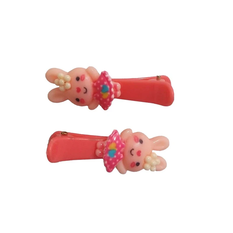 گیره مو دخترانه مدل خرگوش کد G-05 بسته 2 عددی