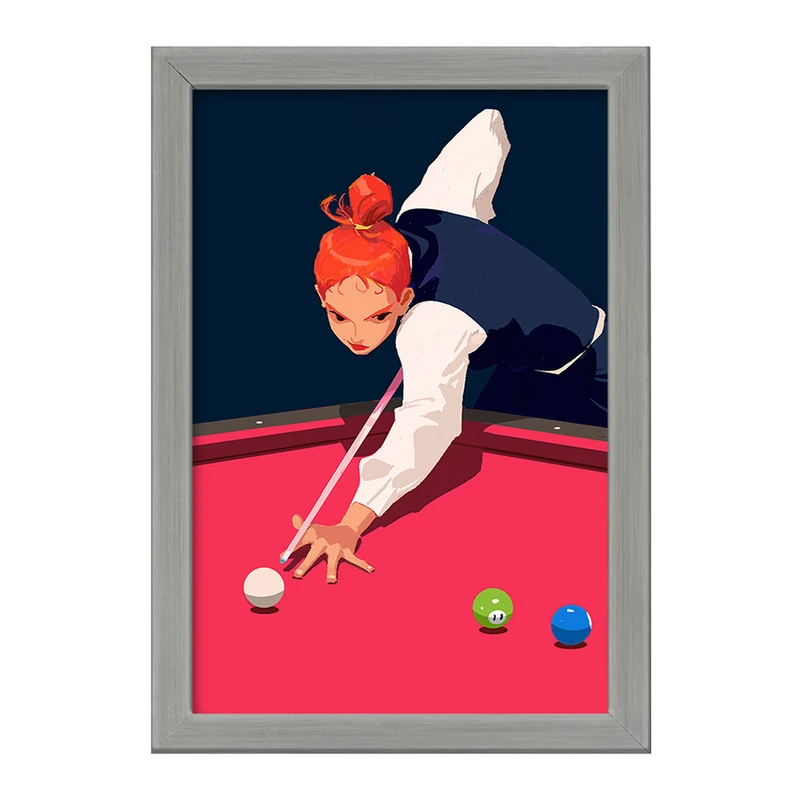 تابلو خندالو طرح بیلیارد Billiard کد 28118