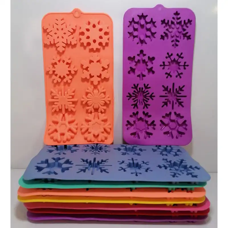 قالب شکلات مدل سیلیکونی طرح برف
