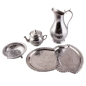 سرویس پاسماوری برنجی کد 100 مجموعه 4 عددی 