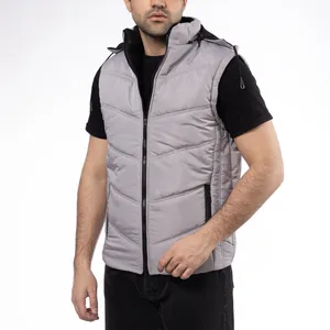 پافر مردانه زی سا مدل 1000 رنگ طوسی