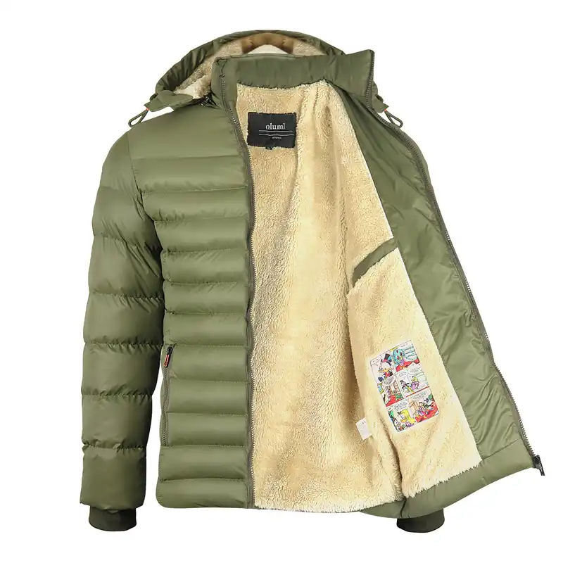 کاپشن مردانه مدل رایان کد 2024 رنگ سبز