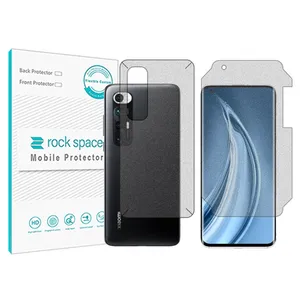 Matte Rockspace HyMTT screen protector suitable for Xiaomi Mi 10S along with back protector