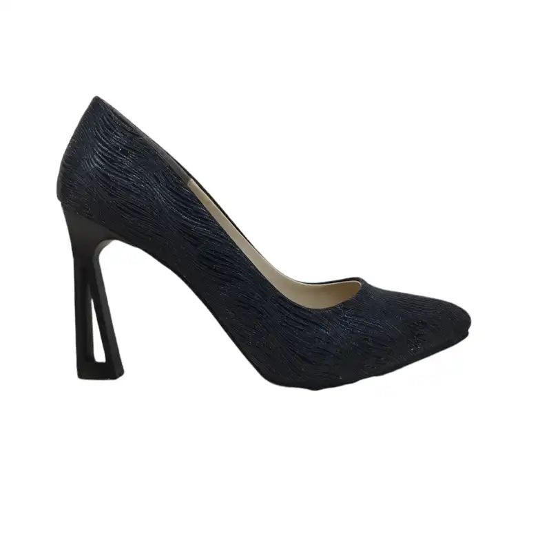 کفش زنانه مدل لمه دار براق رنگ مشکی