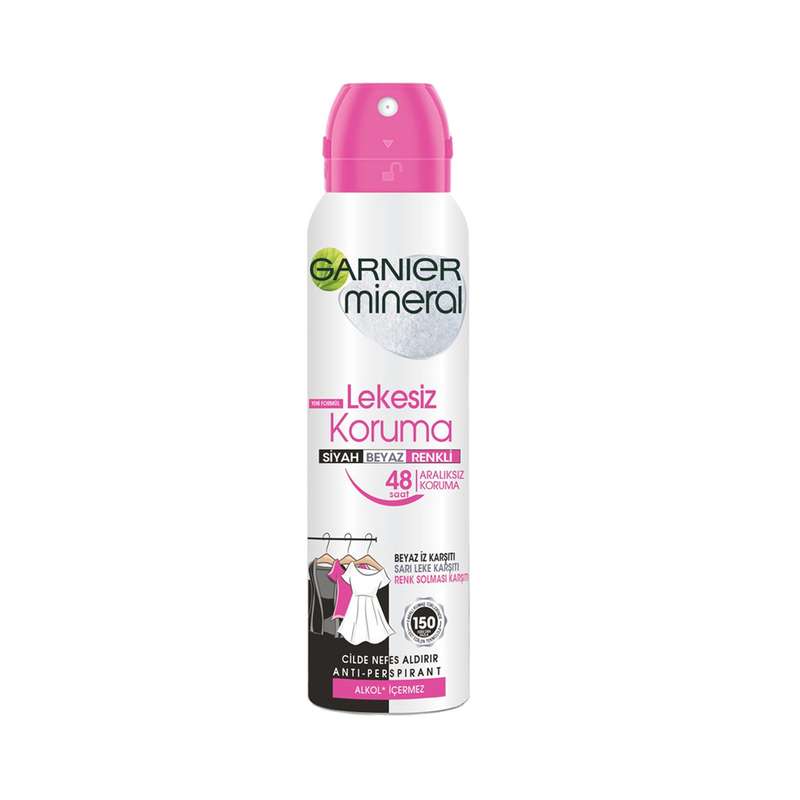 اسپری ضد تعریق گارنیه مدل Mineral Lekesiz Koruma حجم 150 میلی لیتر
