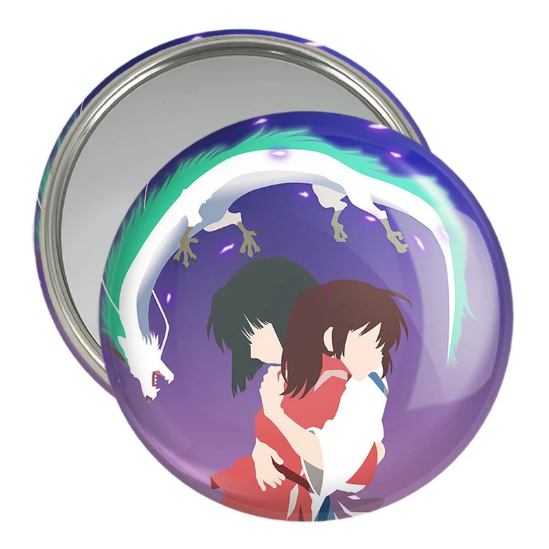 آینه جیبی خندالو مدل هاکو و چیهیرو انیمه شهر اشباح Spirited Away  کد 12110