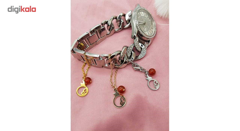 آویز ساعت شیک کده طرح دانه انار مدل AS2001