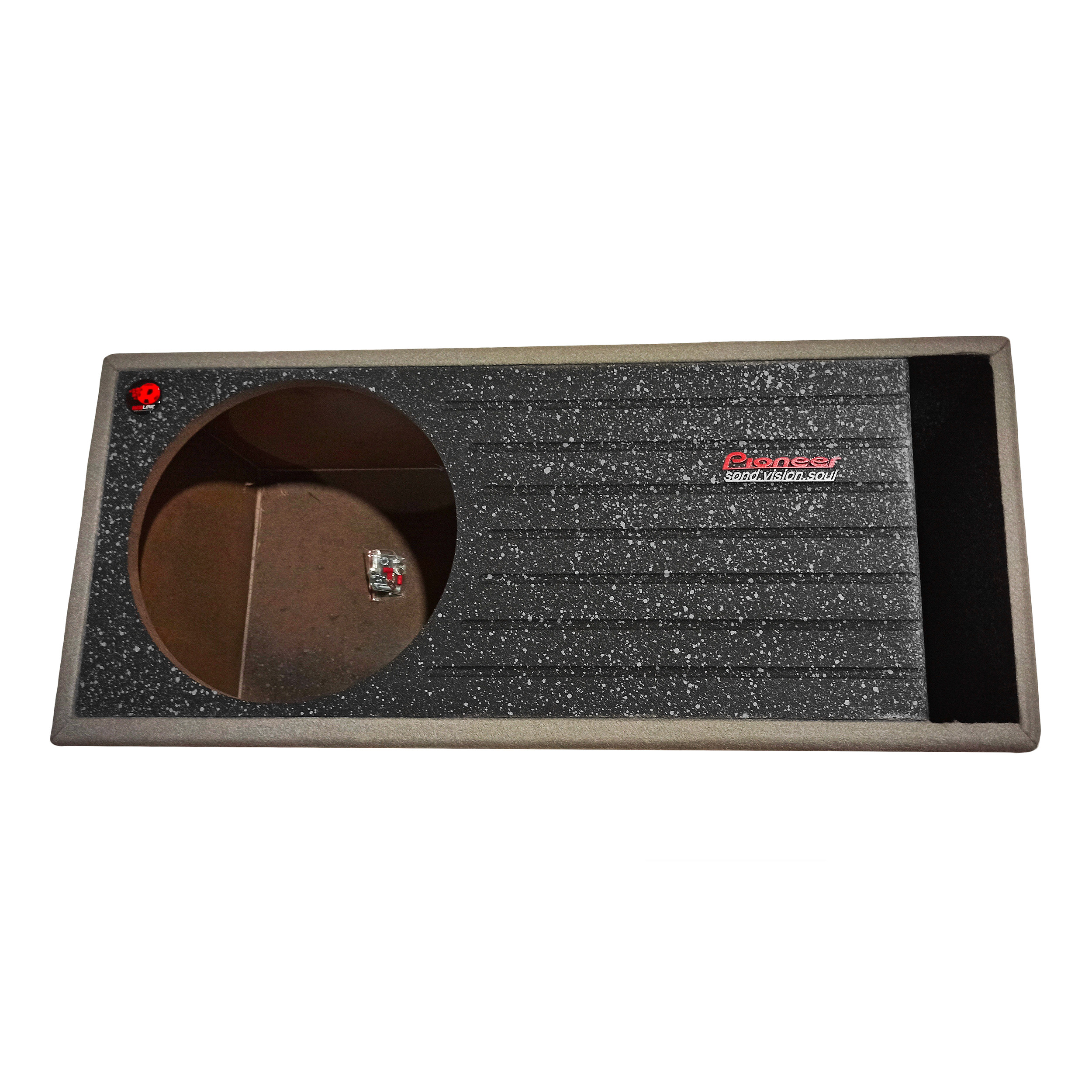 باکس ساب ووفر خودرو پایونیر مدل 90L طرح سرامیکی مناسب برای ساب 12 اینچ