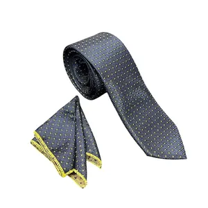 ست کراوات و دستمال جیب مردانه مدل 92