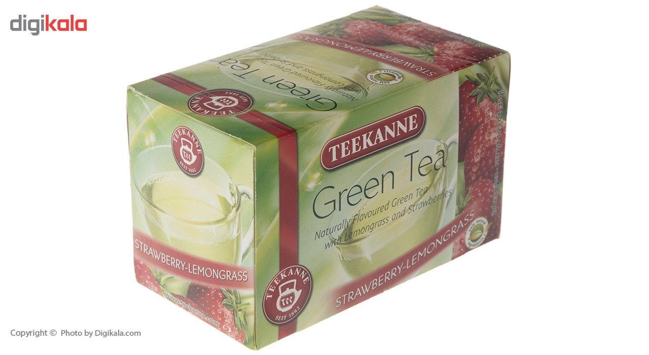 چای سبز کیسه ای تی کانه مدل Strawberry Lemongrass بسته 20 عددی main 1 3