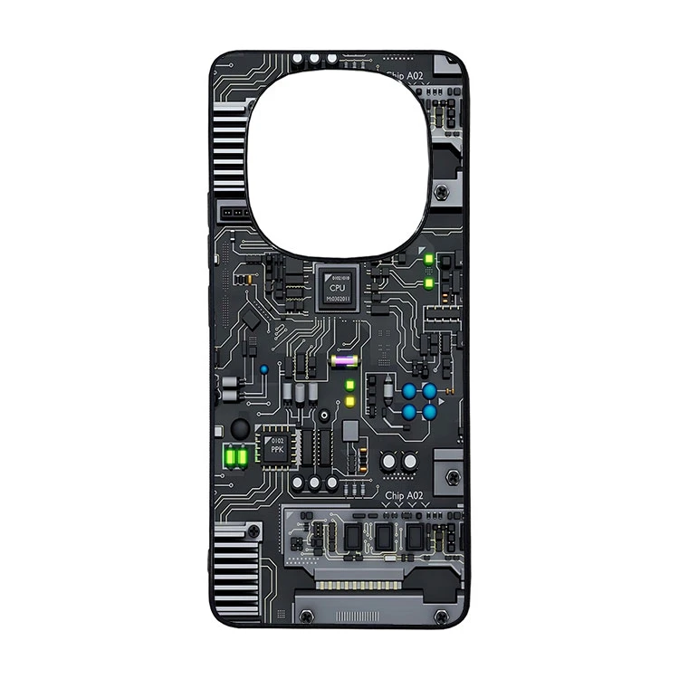 کاور گالری وبفر طرح بورد الکترونیکی مناسب برای گوشی موبایل شیائومی redmi note 14 pro plus 5g