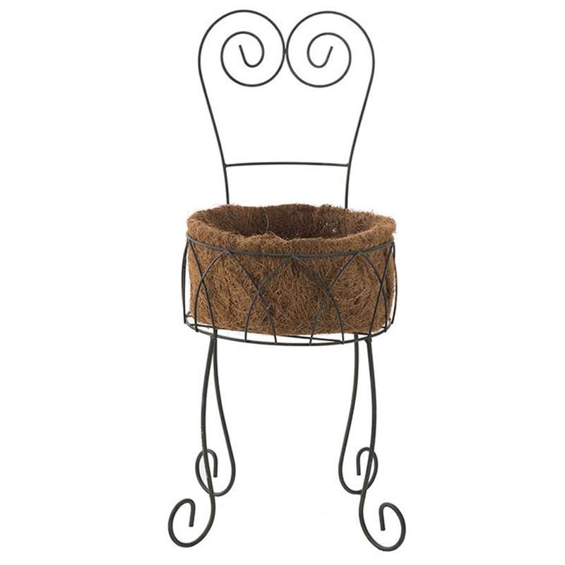 گلدان حصیری طرح صندلی مدل DF451 گلدان حصیری طرح صندلی مدل DF451