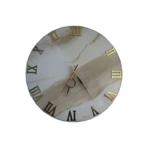 ساعت دیواری رزینی مدل ابر و باد کد 40CM