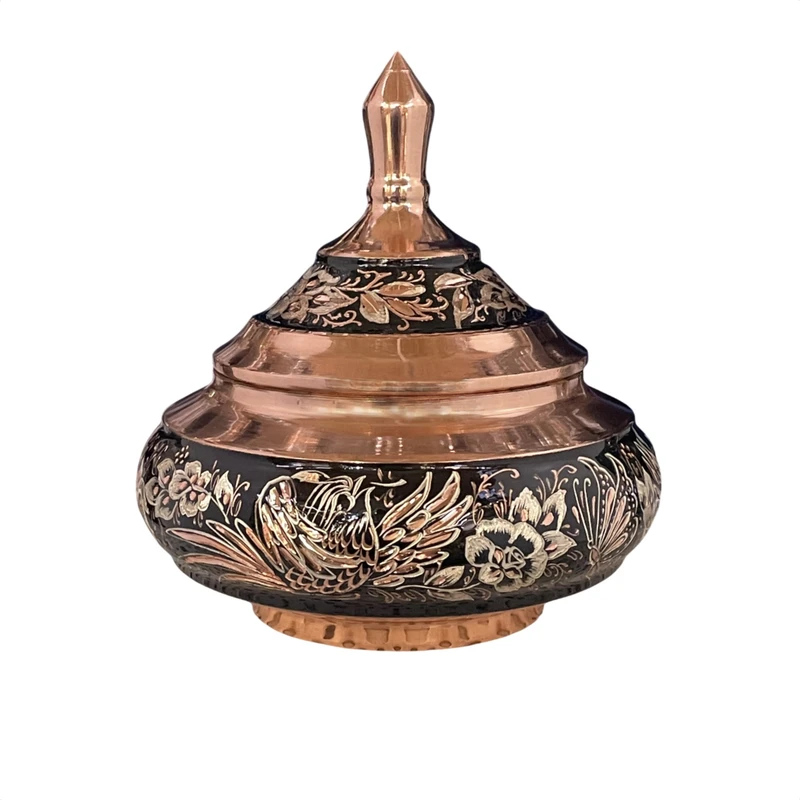 شکلات خوری مسی مدل سفینه ای