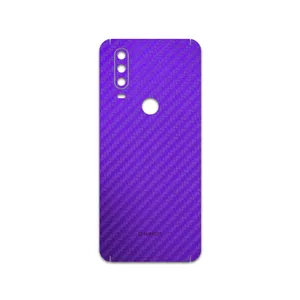 MAHOOT Purple-Fiber Cover Sticker for motorola One Action