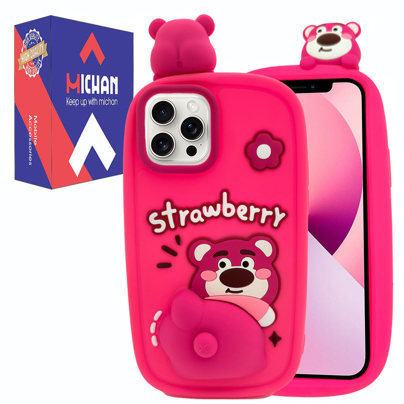 کاور میچان مدل Strawberry مناسب برای گوشی موبایل اپل IPHONE 12 PROMAX/13 PROMAX