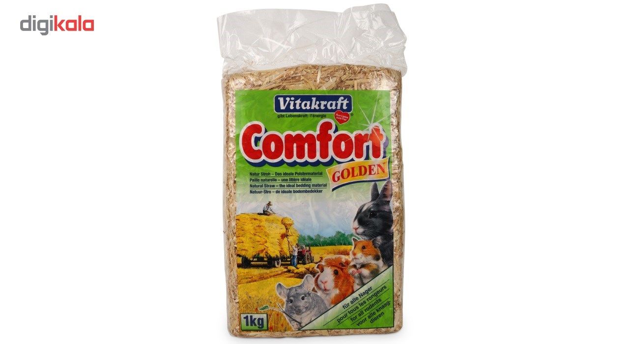 ساقه طلایی کاه طبیعی جوندگان ویتاکرافت مدل Comfort Golden وزن 1 کیلوگرم main 1 1