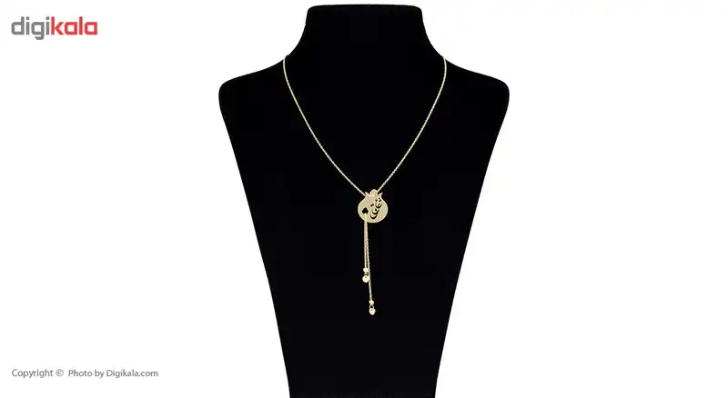 گردنبند طلا 18 عیار زنانه ماهک مدل MM0603