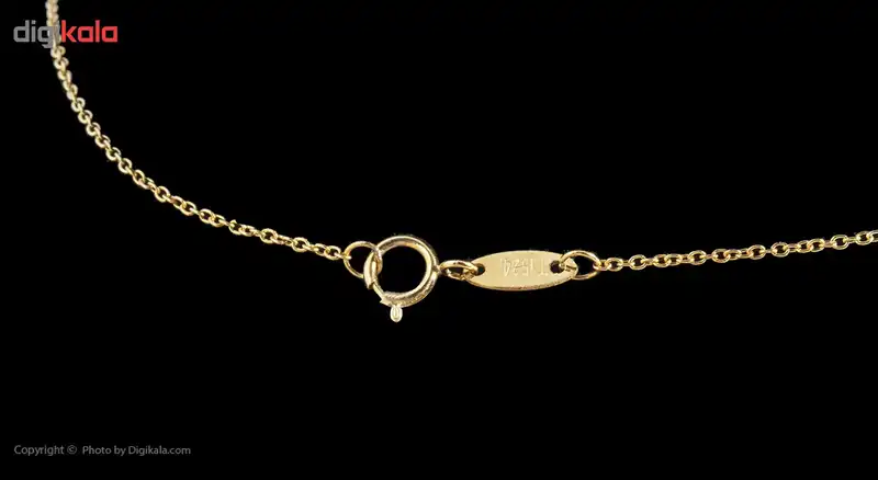 گردنبند طلا 18 عیار زنانه ماهک مدل MM0603