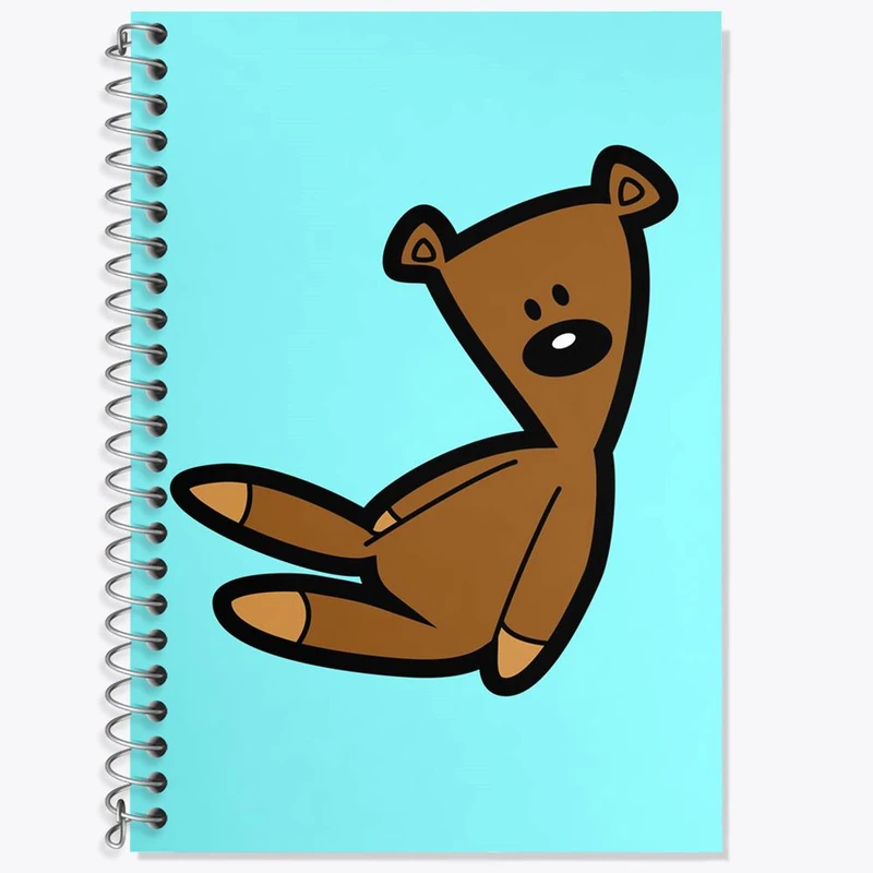 دفتر زبان 50 برگ خندالو مدل سه خط طرح مستر بین Mr Bean کد 10654