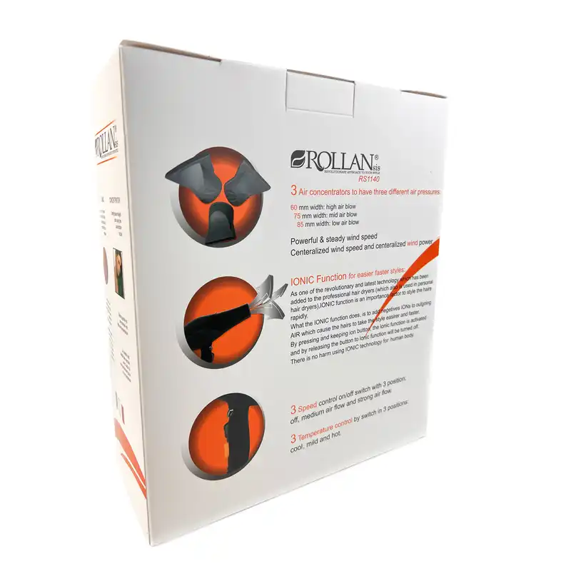 سشوار حرفه ای رولن مدل RS1140 new