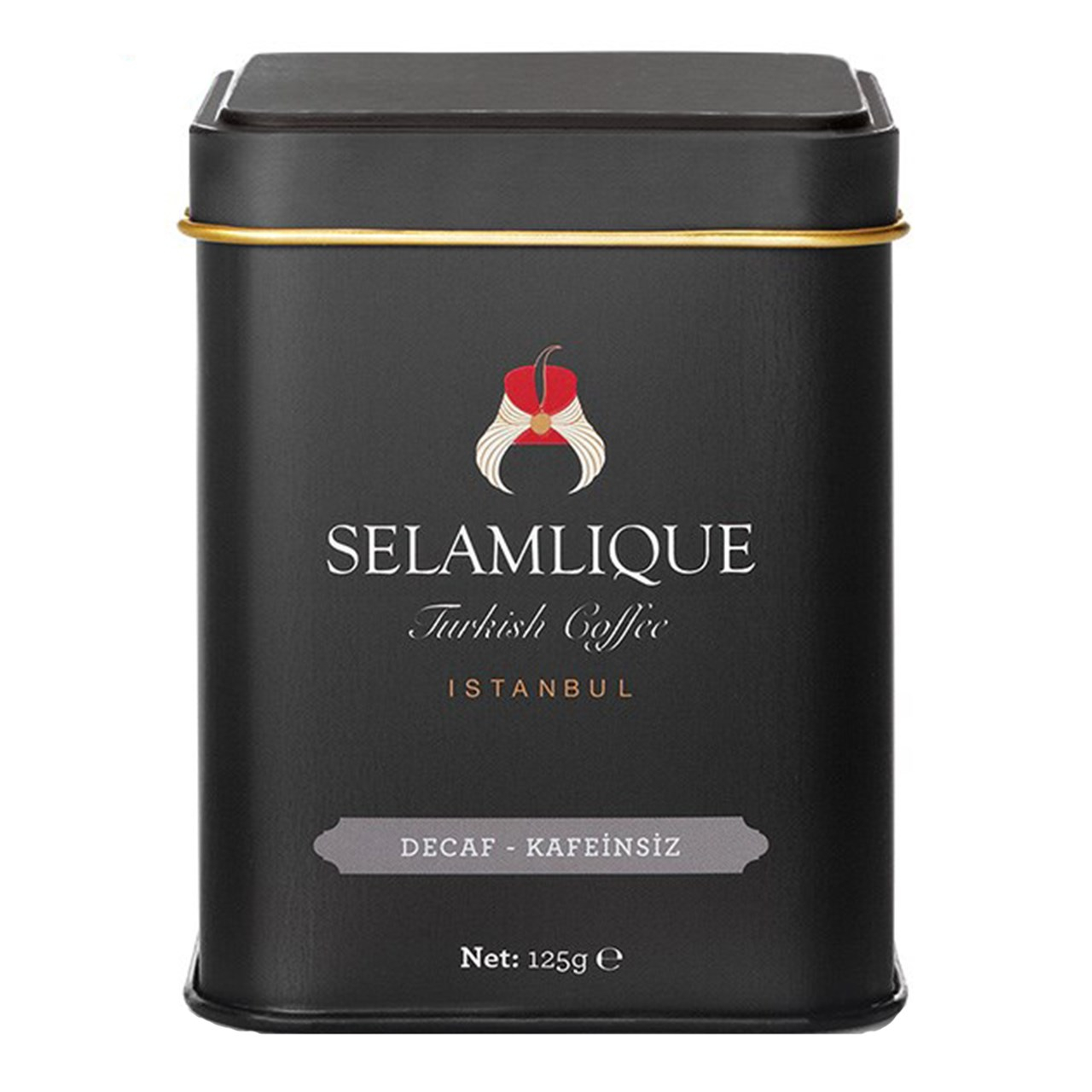 قوطی قهوه سلام علیک مدل Decaf