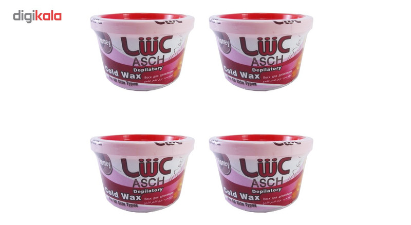 موم سرد عش مدل Honey حجم 300 گرم مجموعه 4 عددی