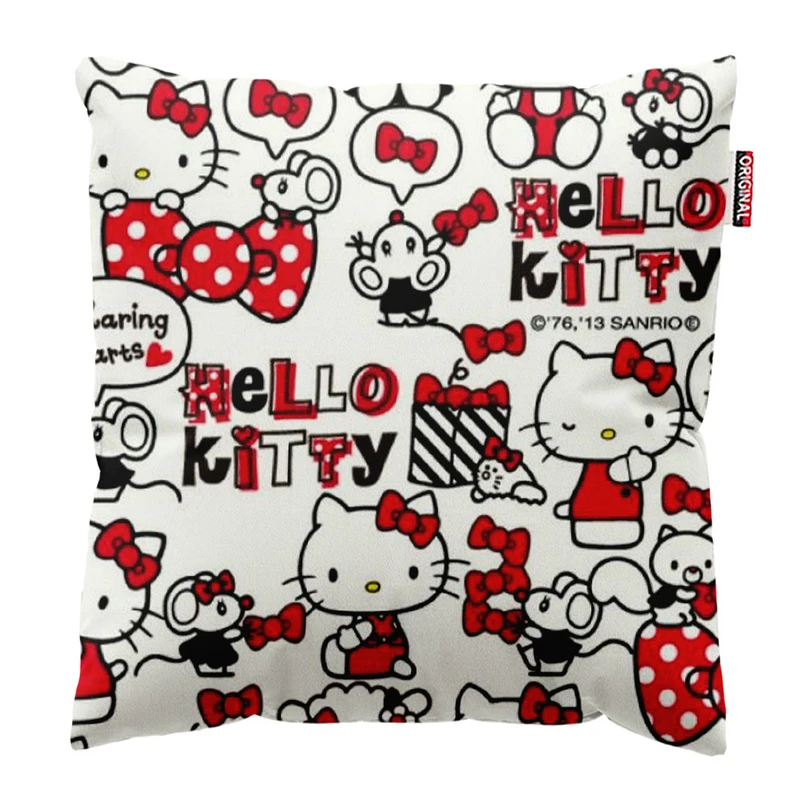 کوسن پاد آفرین طرح کیتی سایز 30*30 سانتی متر کد 1025