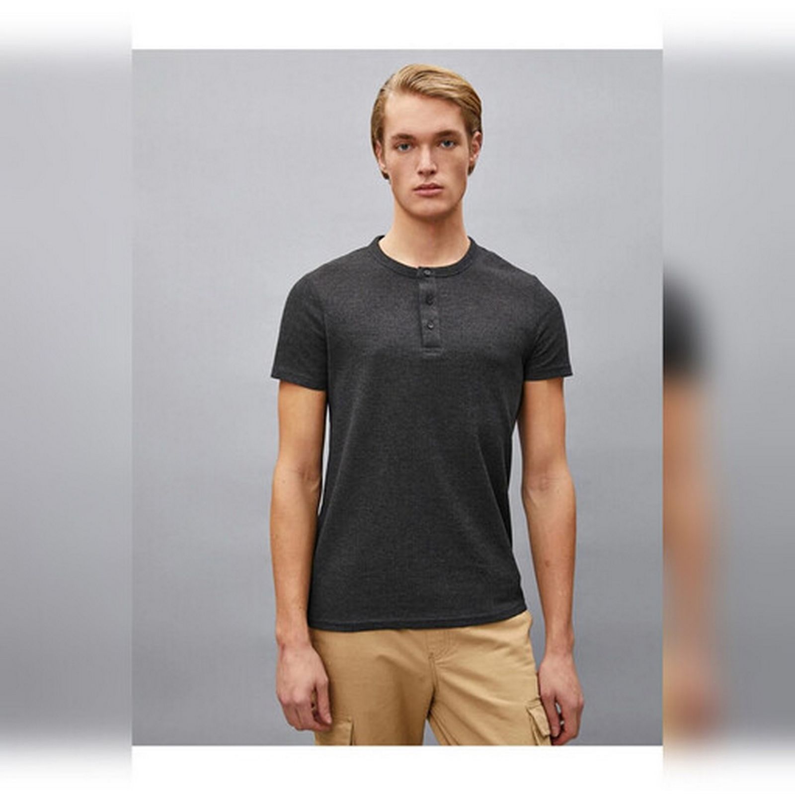 تی شرت آستین کوتاه مردانه مدل OT110 -  - 2