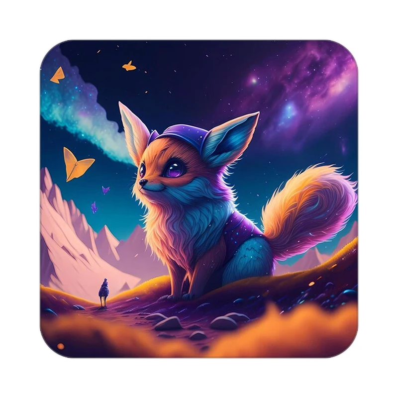 زیر لیوانی کاکتی طرح حیوانات رنگی مدل mp26599