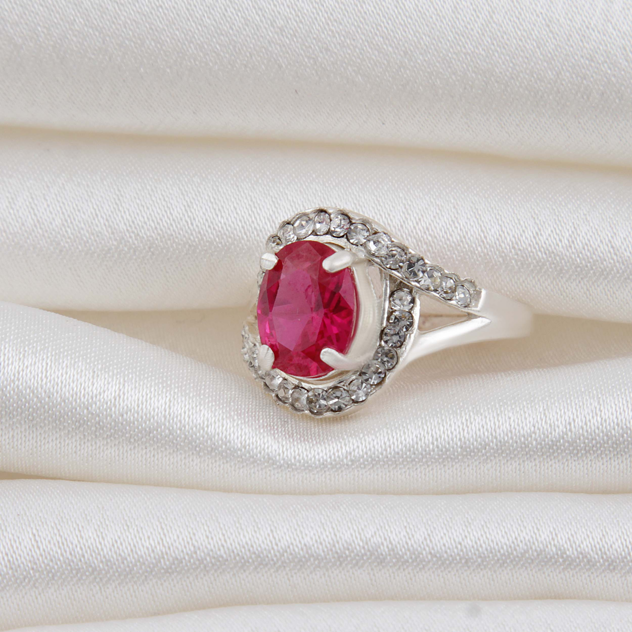 انگشتر نقره زنانه بازرگانی میلادی مدل سنگ کوارتز نگین برلیان بدون ریزش کد AW_669