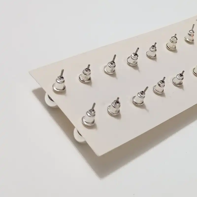 گوشواره زنانه اکسسورایز مدل میخی 5007 nitsil مجموعه 8 عددی