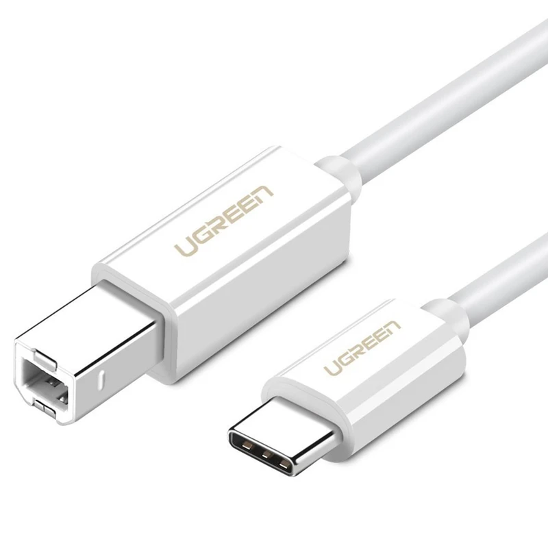 کابل USB-C پرینتر یوگرین مدل US241 طول 1.5 متر