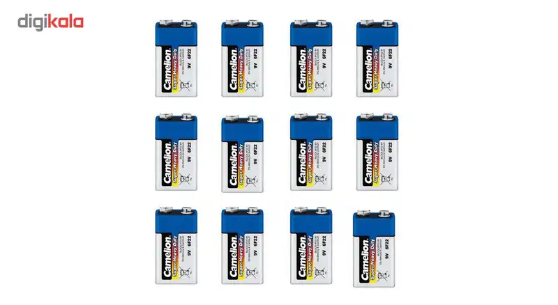 باتری کتابی کملیون مدل Super Heavy Duty بسته 12 عددی