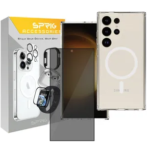 Sprig Magsafe Privacy Protect cover suitable for Samsung Galaxy S24 Ultra with screen protector