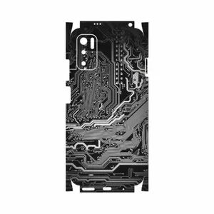 MAHOOT Black-Printed-Circuit-Board-FullSkin Cover Sticker for Xiaomi Poco M3 Pro 5G