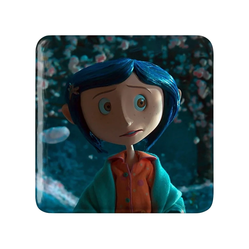مگنت خندالو طرح کورالاین Coraline  مدل مربعی کد 20800