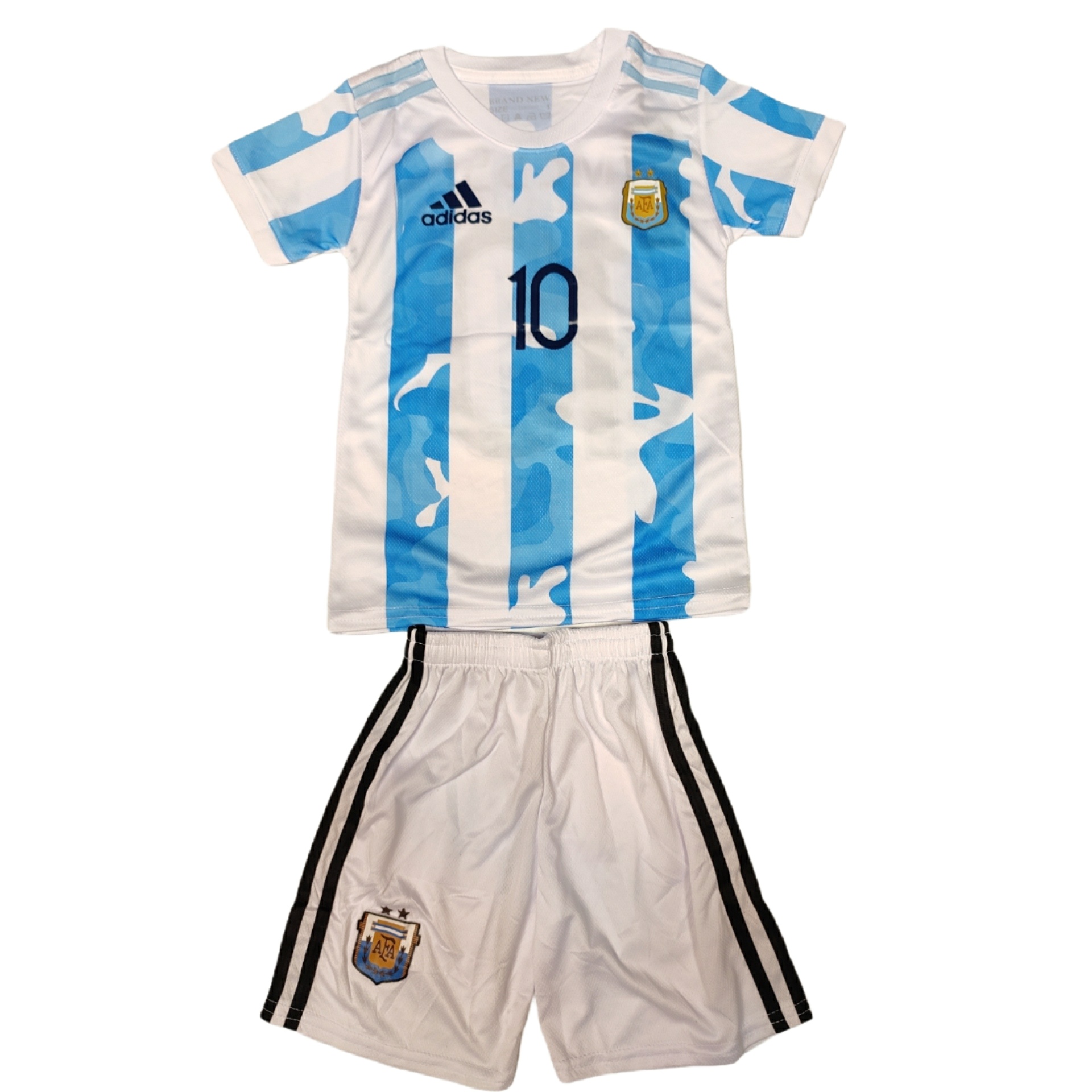 ست تی شرت و شلوارک ورزشی پسرانه مدل تیم آرژانتین