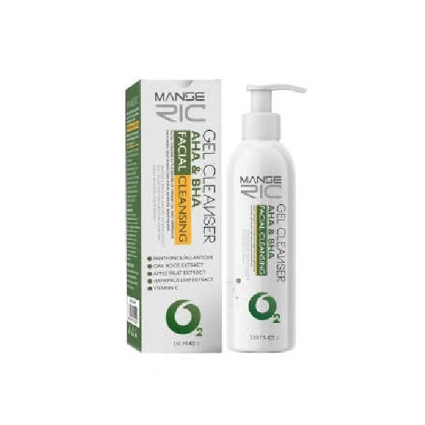ژل پاک کننده مانسریک مدل AHA & BHA حجم 250 میلی لیتر