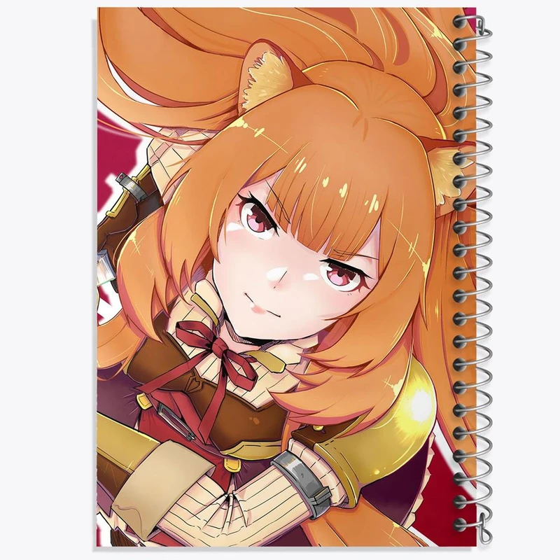 دفتر لیست خرید 50 برگ خندالو طرح رافتالیا انیمه ظهور قهرمان سپر کد 15931