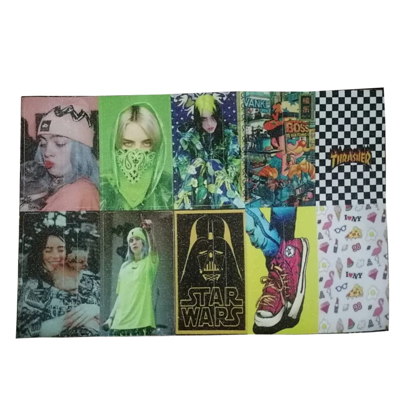 استیکر کارت مدل عابر بانک طرح فانتزی بسته 10 عددی