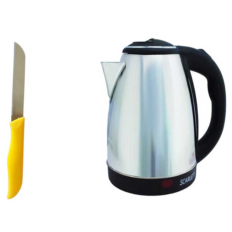 کتری برقی اسکارلت مدل 300 به همراه چاقو آشپزخانه