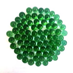 تیله شیشه ای گلدونه مدل سبز بسته 100 عددی