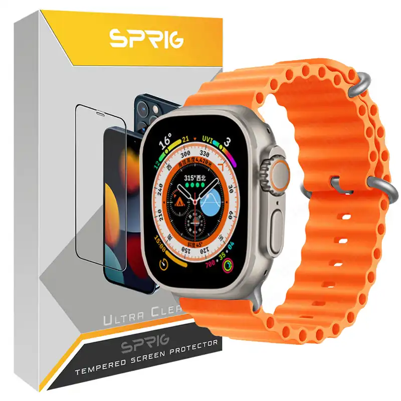 بند اسپریگ مدل Ocean مناسب برای ساعت هوشمند الترا Z66 Ultra / Z55 Ultra